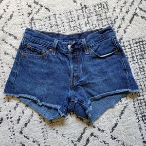 Levi's 501 Cut-Off Denim Shorts